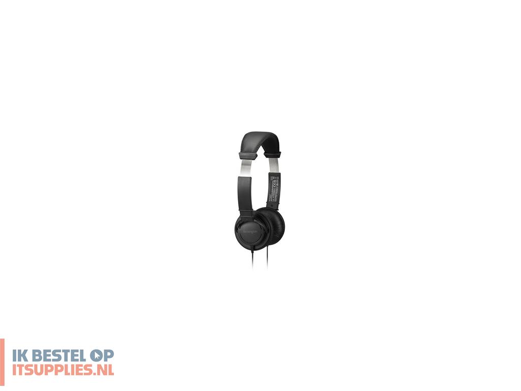 3646465-kensington_k33597ww_hoofdtelefoonheadset_bedraad_hoofdband_zwart