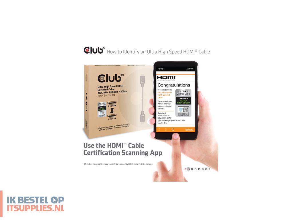 3654345-club3d_cac-1375_hdmi_kabel_5_m_hdmi_type_a_standaard_zwart