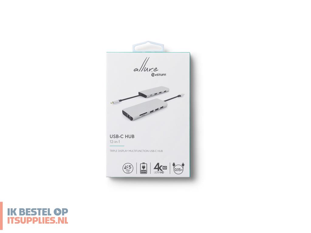 0754991-estuff_es623009_interface_hub_usb_32_gen_1_31_gen_1_type-c_5000_mbits_grijs