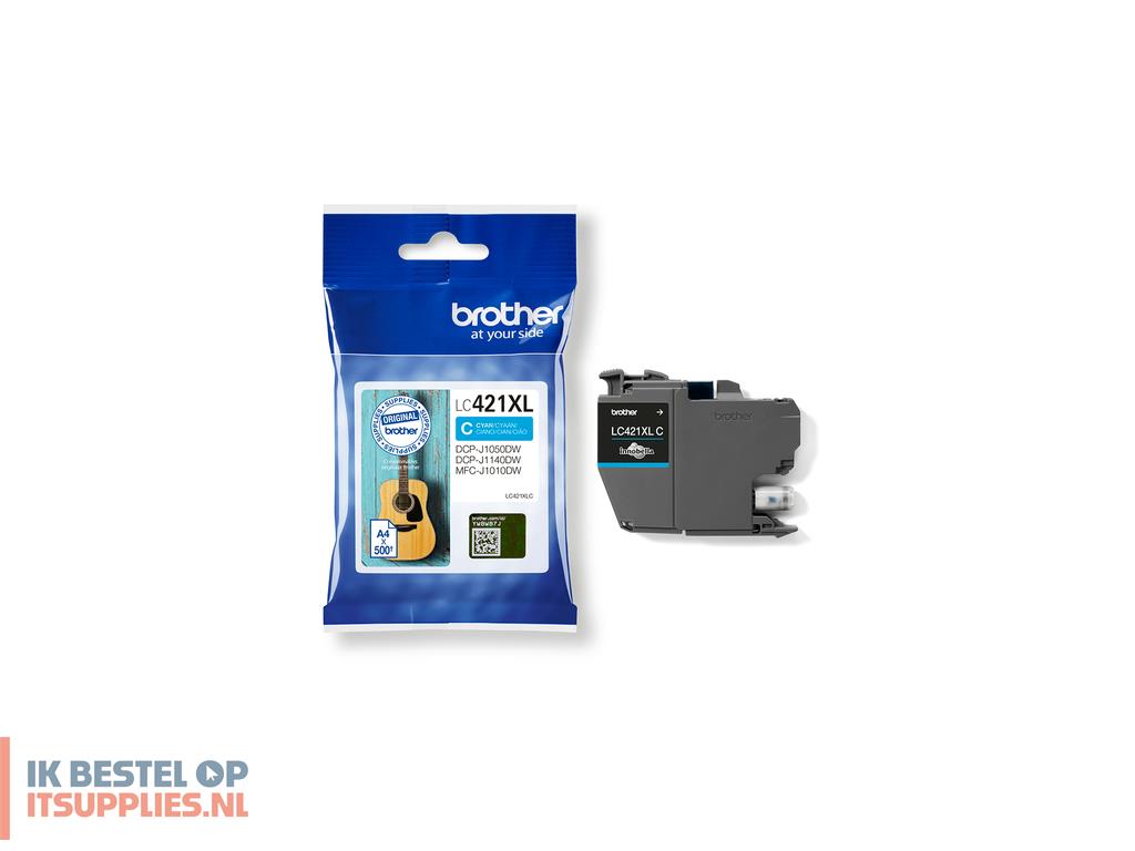 4522778-brother_lc-421xlc_inktcartridge_1_stuks_origineel_hoog_xl_rendement_cyaan
