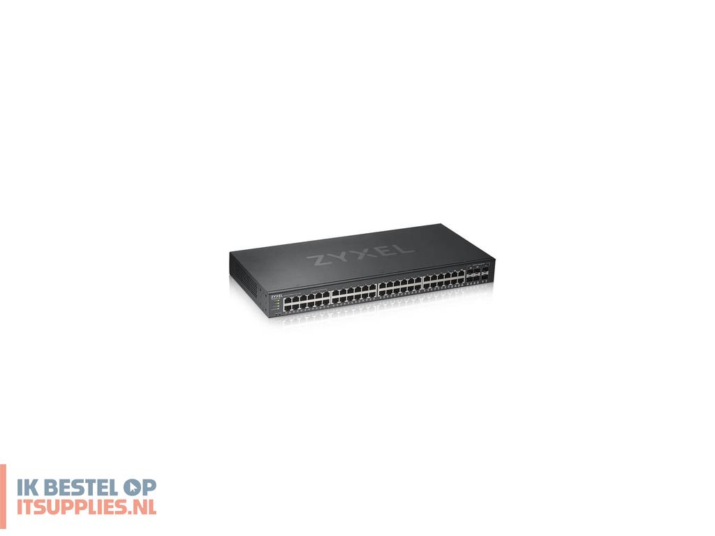 0020857-zyxel_gs1920-48v2_managed_gigabit_ethernet_101001000_zwart