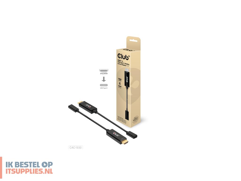 0222067-club3d_cac-1333_video_kabel_adapter_0-22_m_hdmi_type_a_standaard_zwart
