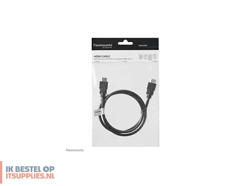 0053523-neomounts_hdmi3mm_hdmi_kabel_1_m_hdmi_type_a_standaard_zwart