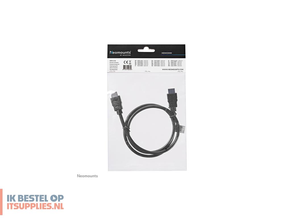 0057273-neomounts_hdmi3mm_hdmi_kabel_1_m_hdmi_type_a_standaard_zwart