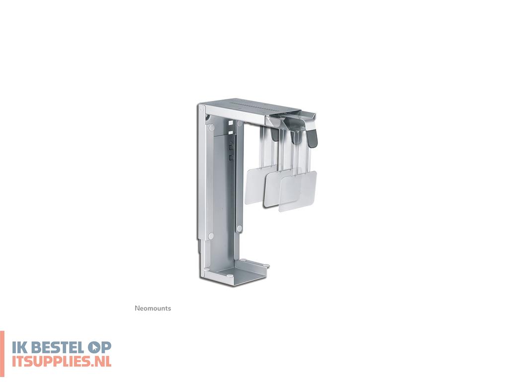 4519372-neomounts_cpu-d100silver_cpu-houder_bureau-gemonteerde_cpu-houder_zilver