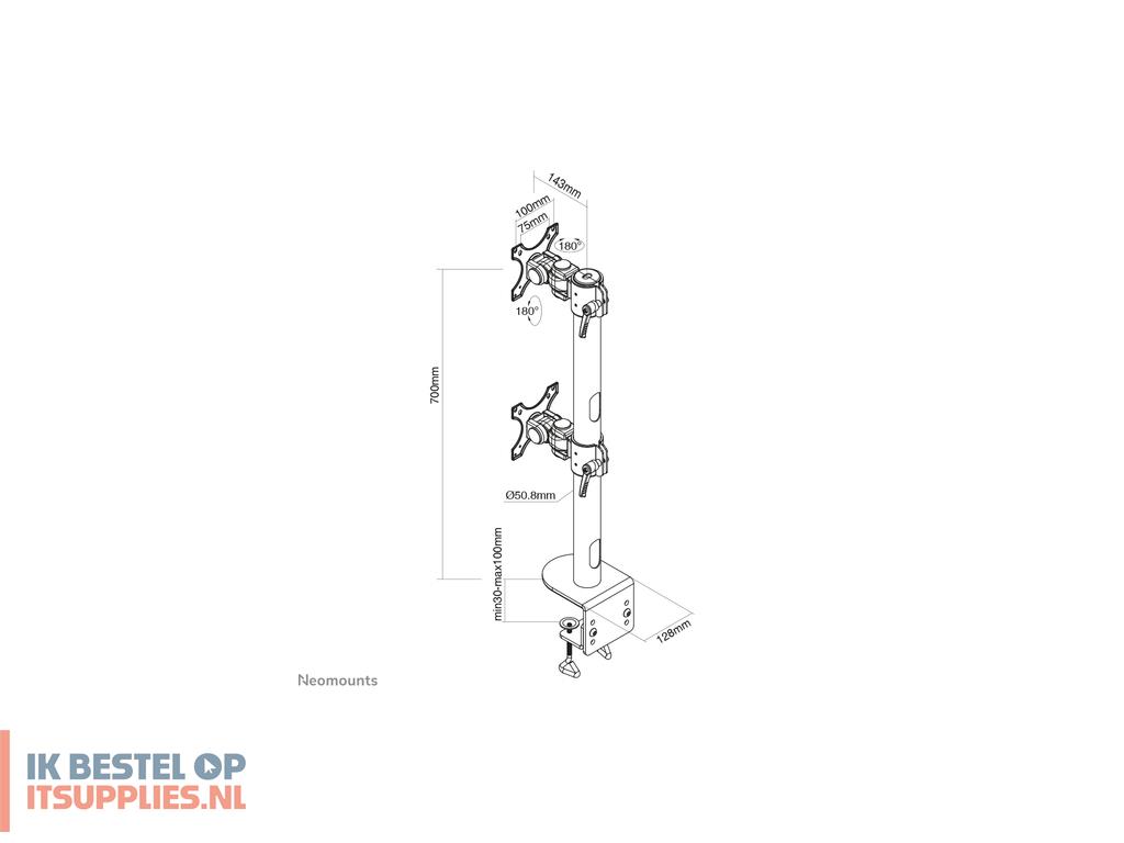 4031193-neomounts_fpma-d960dvblackplus_flat_panel_bureau_steun_124-5_cm_49_zwart