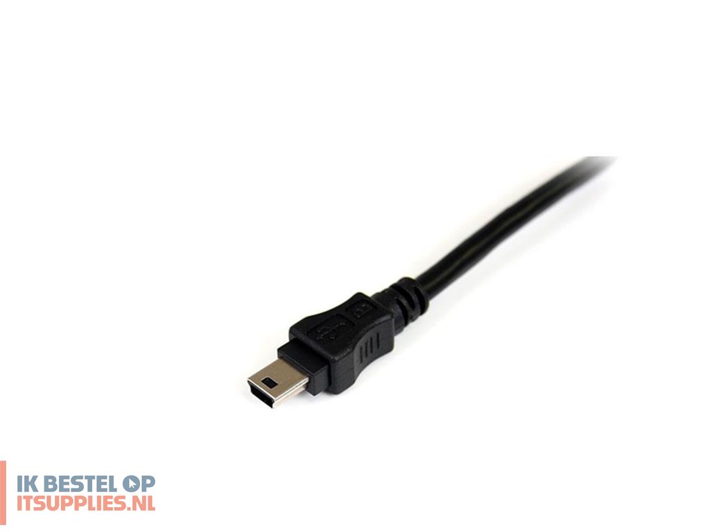 0516376-startechcom_usb2habmy6_usb-kabel_usb_20_mini-usb_b_2_x_usb_a_zwart-_rood