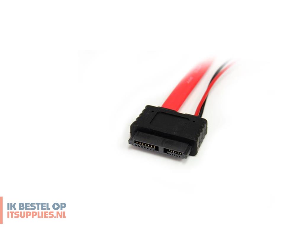 4521013-startechcom_slsataf20_sata-kabel_0-508_m_sata_13-pin_sata_7-pin_molex_4-pin_rood