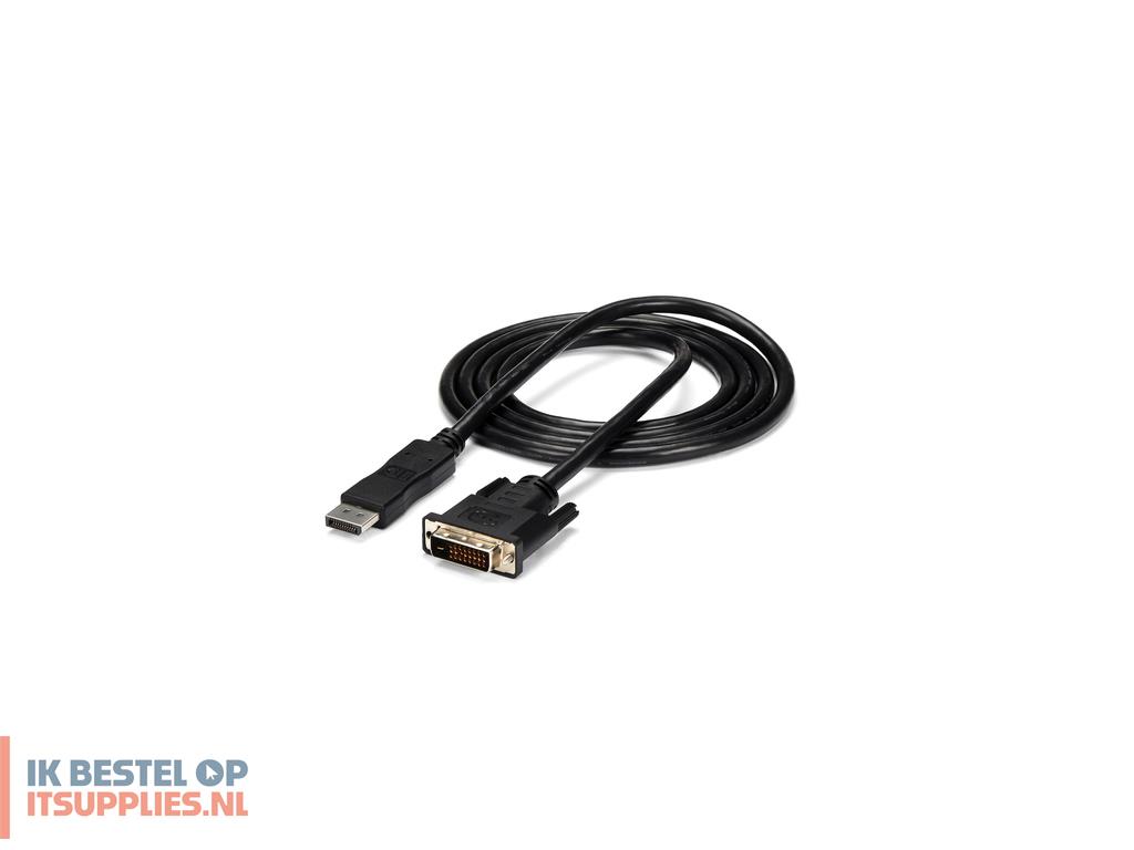1511493-startechcom_dp2dvimm6_video_kabel_adapter_1-8_m_dvi-d_zwart