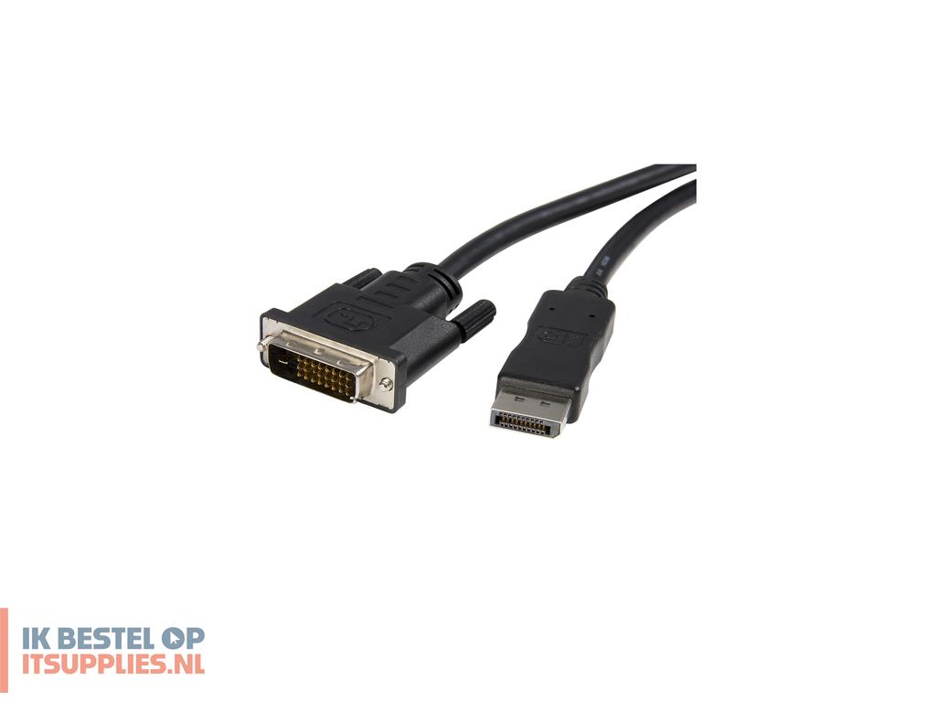 1516255-startechcom_dp2dvimm6_video_kabel_adapter_1-8_m_dvi-d_zwart