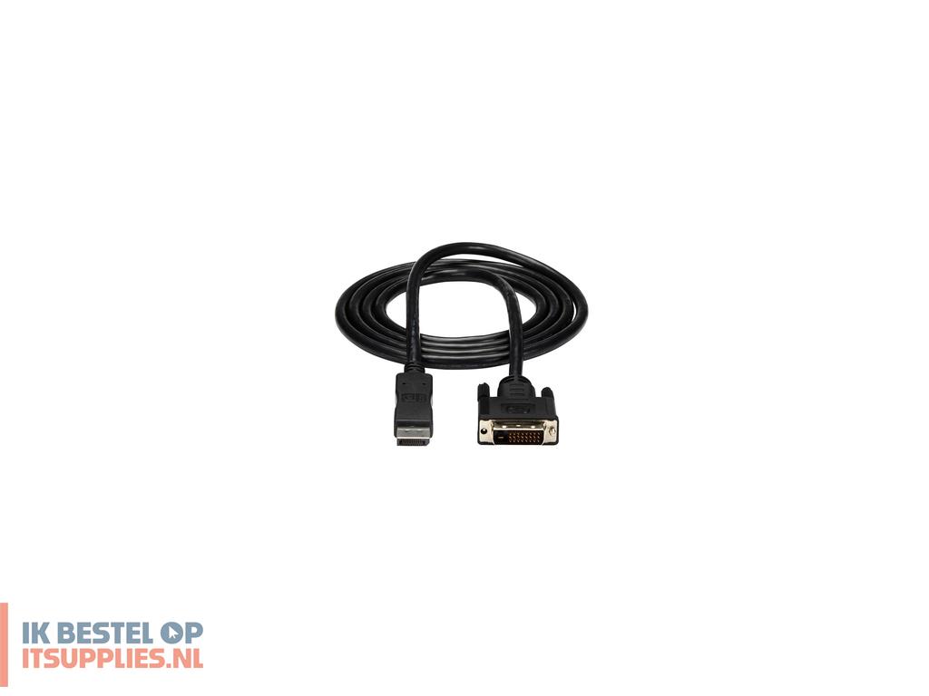 1519650-startechcom_dp2dvimm6_video_kabel_adapter_1-8_m_dvi-d_zwart