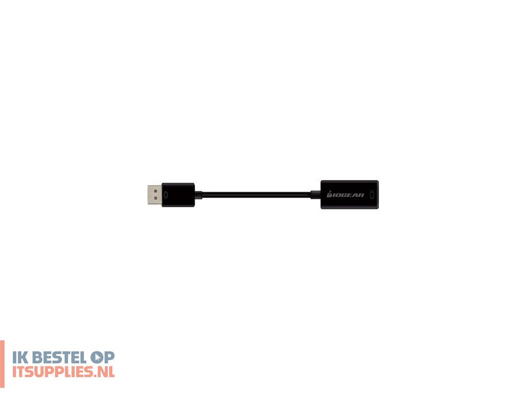 3325017-iogear_gdphd4ka_video_kabel_adapter_0-086_m_displayport_hdmi_type_a_standaard_zwart