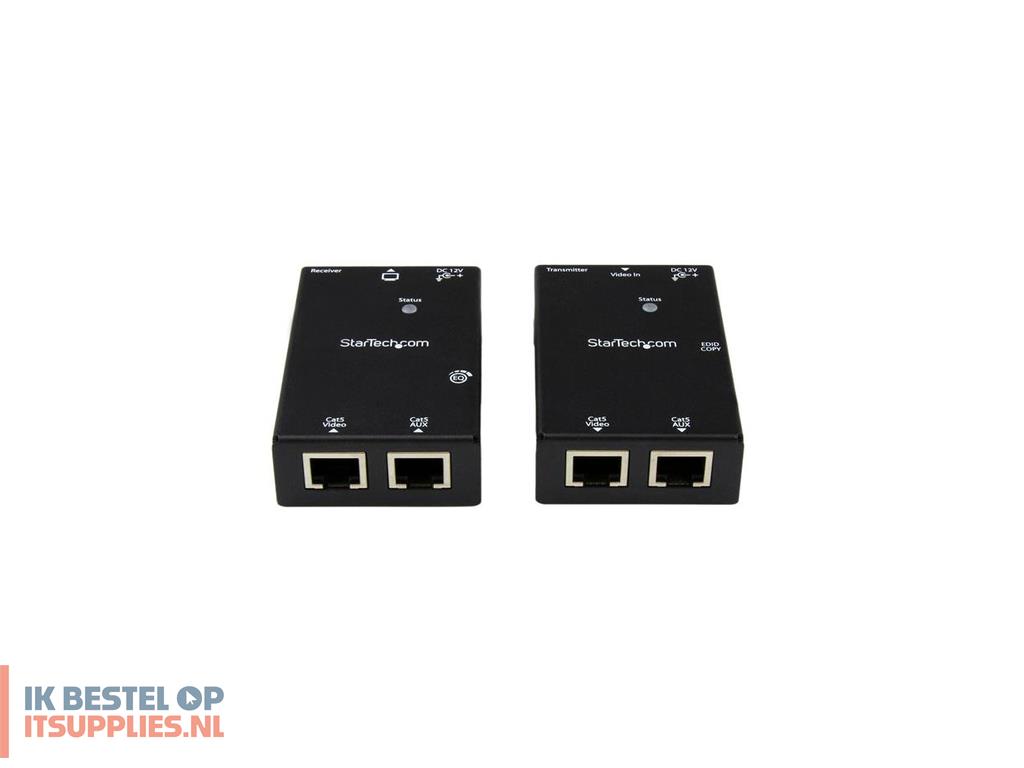 0156357-startechcom_st121shd50_audiovideo_extender_av-zender_ontvanger_zwart