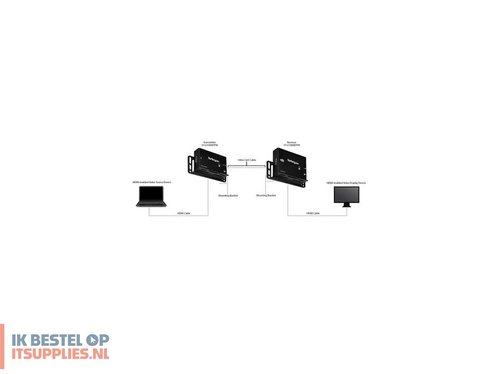 4541479-startechcom_st121hdbtpw_audiovideo_extender_av-zender_ontvanger_zwart