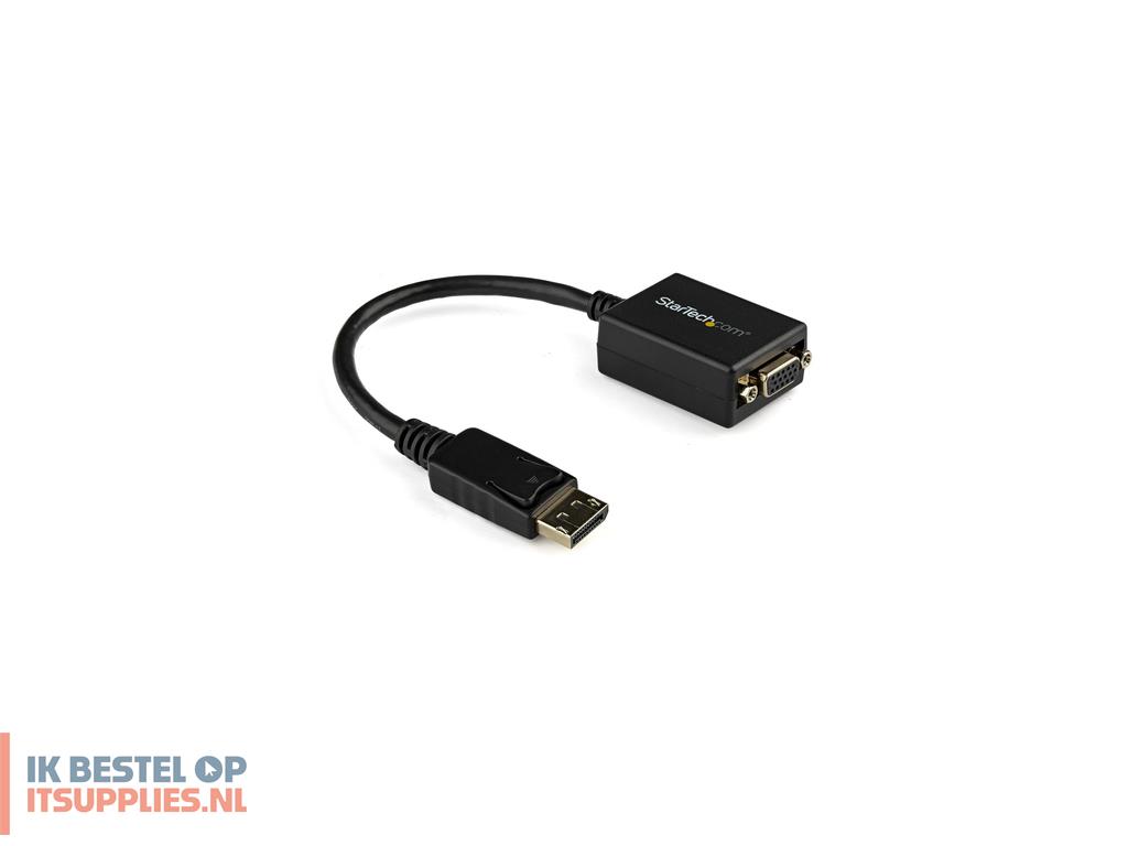 1050716-startechcom_dp2vga2_video_kabel_adapter_0-225_m_vga_d-sub_zwart