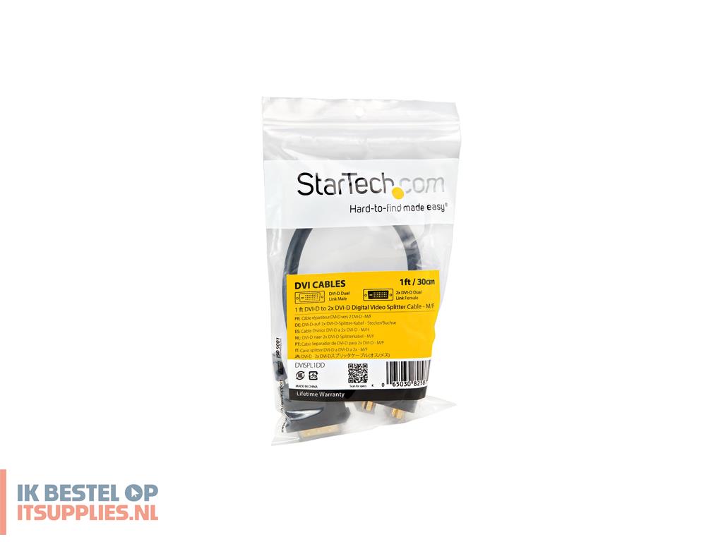 1844382-startechcom_dvispl1dd_dvi_kabel_0-3_m_2_x_dvi-d_zwart