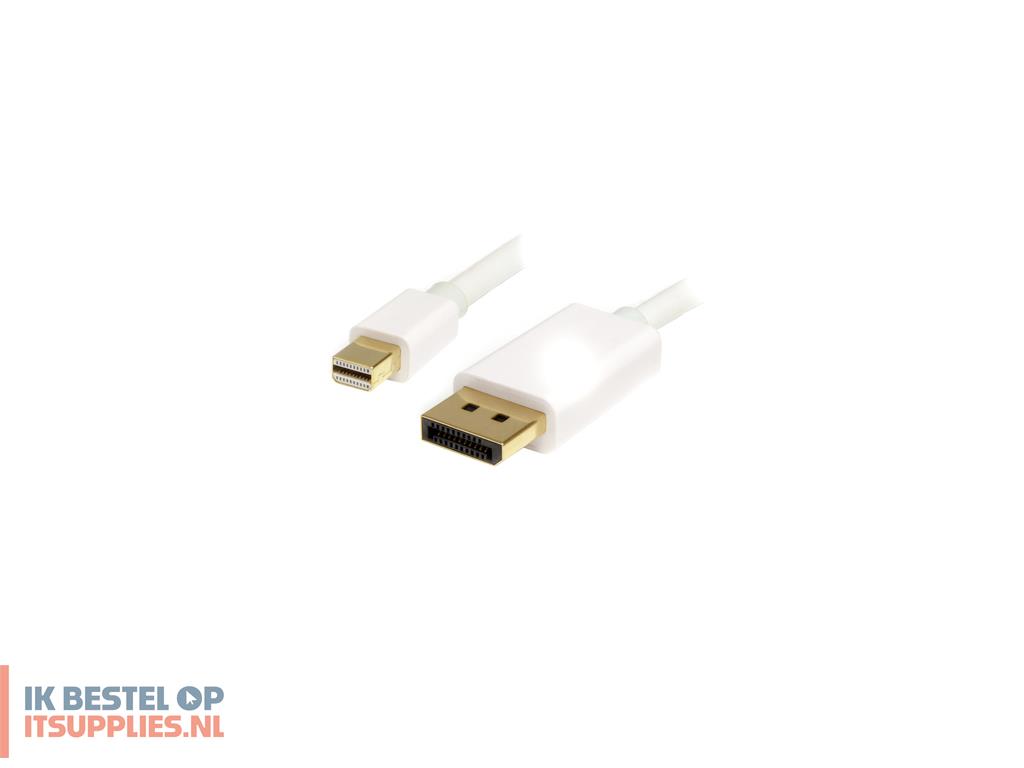 1542402-startechcom_mdp2dpmm3mw_displayport_kabel_wit