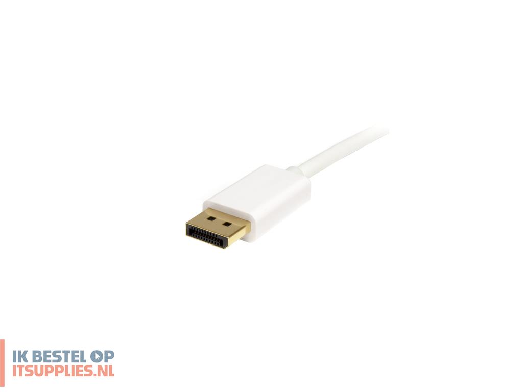 1550914-startechcom_mdp2dpmm3mw_displayport_kabel_wit