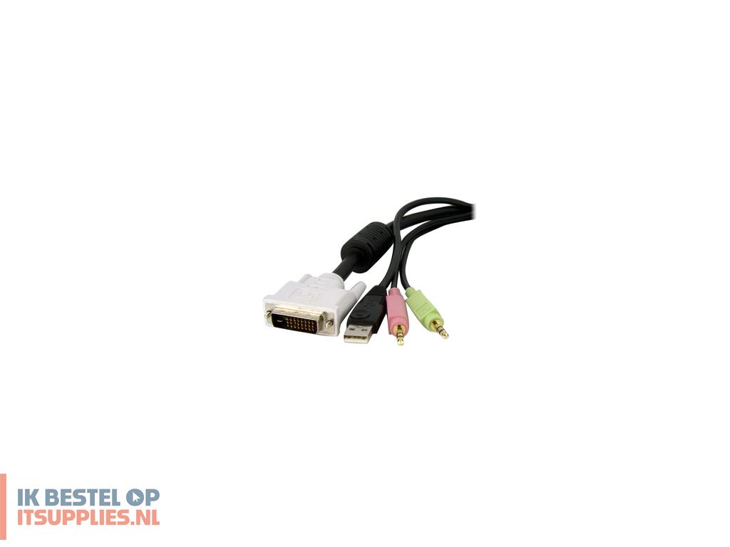 0254242-startechcom_dvid4n1usb6_toetsenbord-video-muis_kvm_kabel_zwart_1-8_m