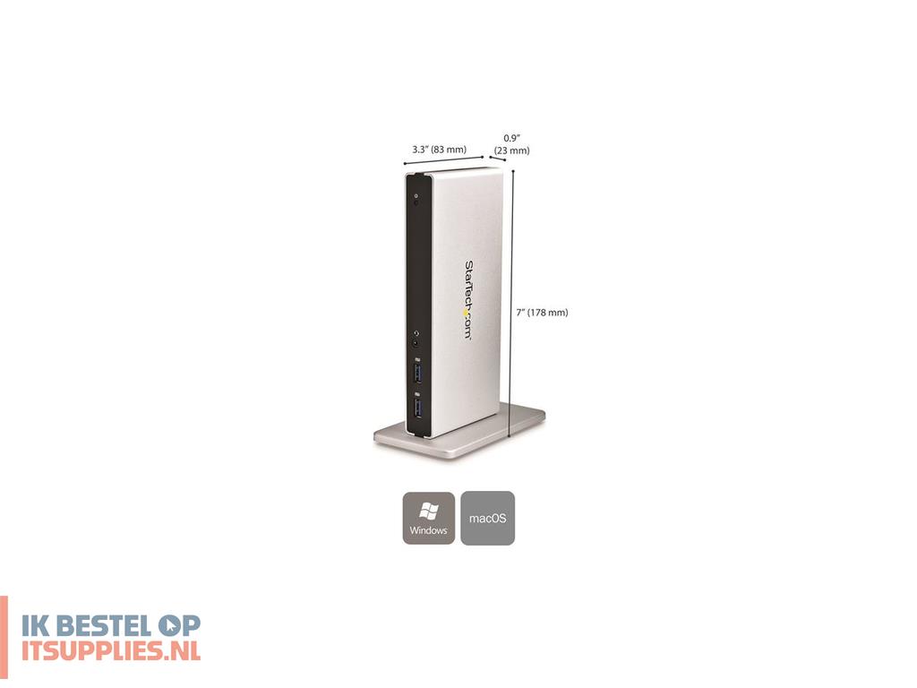 1550883-startechcom_usb3sdockdd_laptop_dock_poortreplicator_bedraad_usb_32_gen_1_31_gen_1_type-b_zwart-_zilver