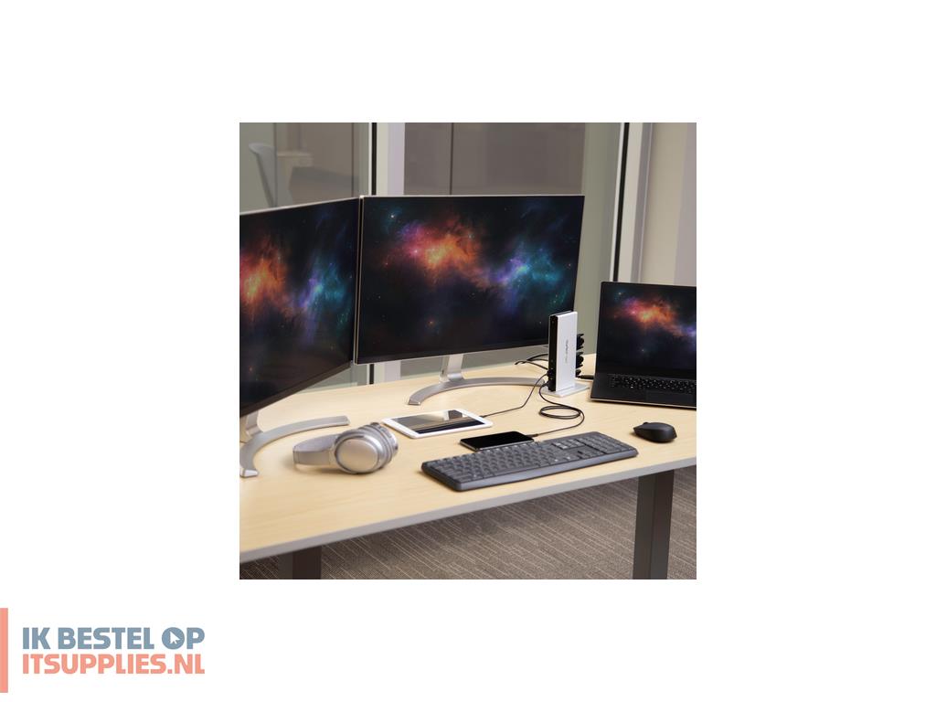 1604397-startechcom_usb3sdockdd_laptop_dock_poortreplicator_bedraad_usb_32_gen_1_31_gen_1_type-b_zwart-_zilver
