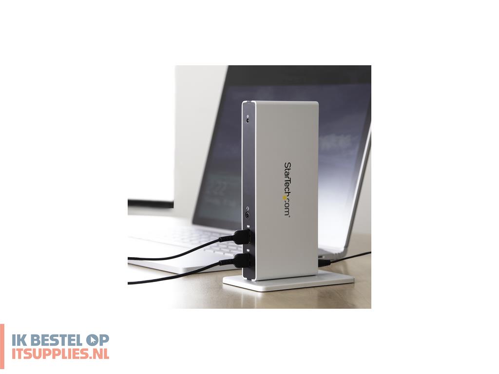 1608293-startechcom_usb3sdockdd_laptop_dock_poortreplicator_bedraad_usb_32_gen_1_31_gen_1_type-b_zwart-_zilver