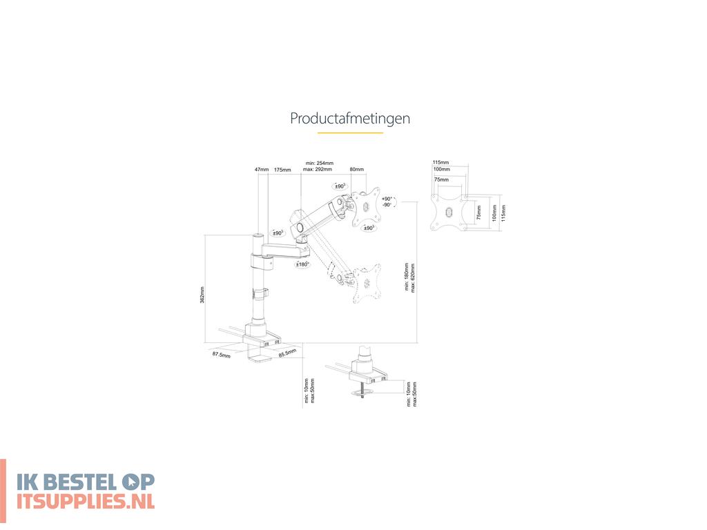 5019734-startechcom_armpivot2usb3_flat_panel_bureau_steun_86-4_cm_34_zwart
