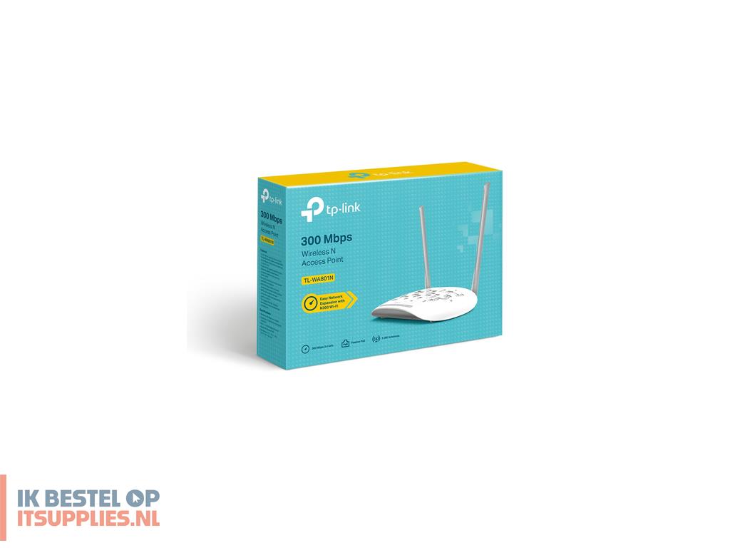 0133477-tp-link_tl-wa801n_draadloos_toegangspunt_wap_300_mbits_wit_power_over_ethernet_poe