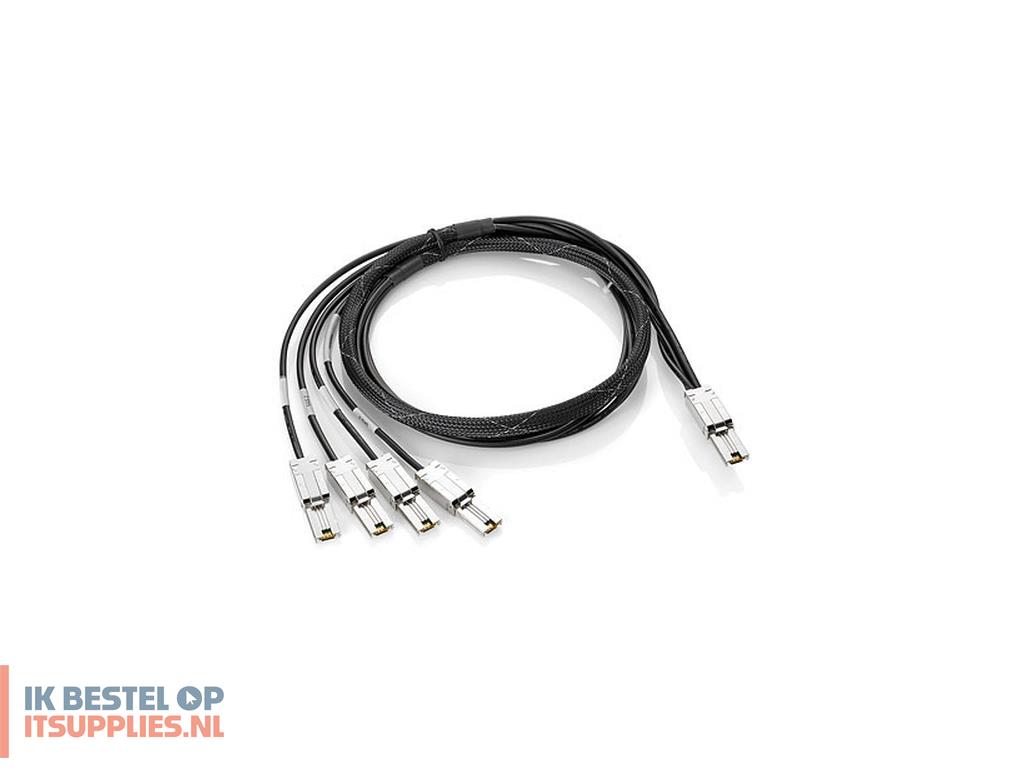 0203251-hpe_storeever_2m_external_mini-sas_to_4x1_mini-sas_cable_zwart