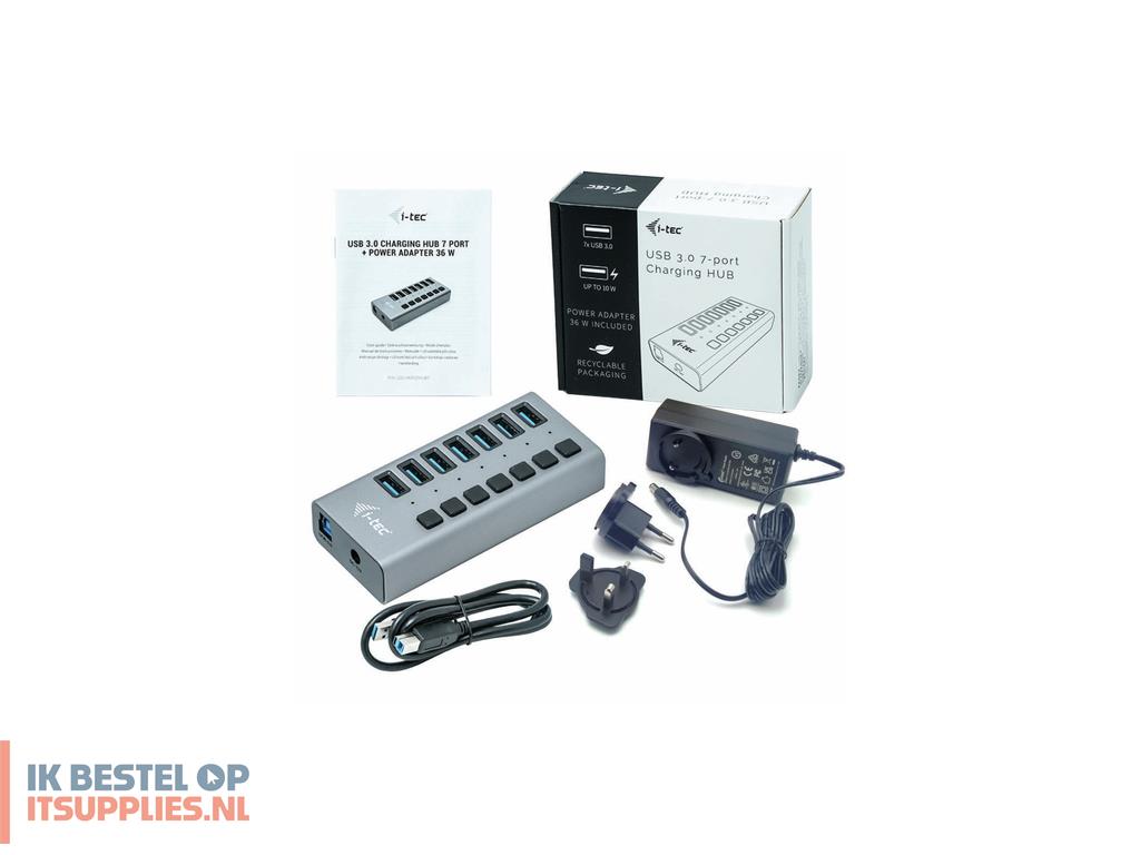 4953008-i-tec_u3chargehub7_oplader_voor_mobiele_apparatuur_universeel_grijs_ac_snel_opladen_binnen