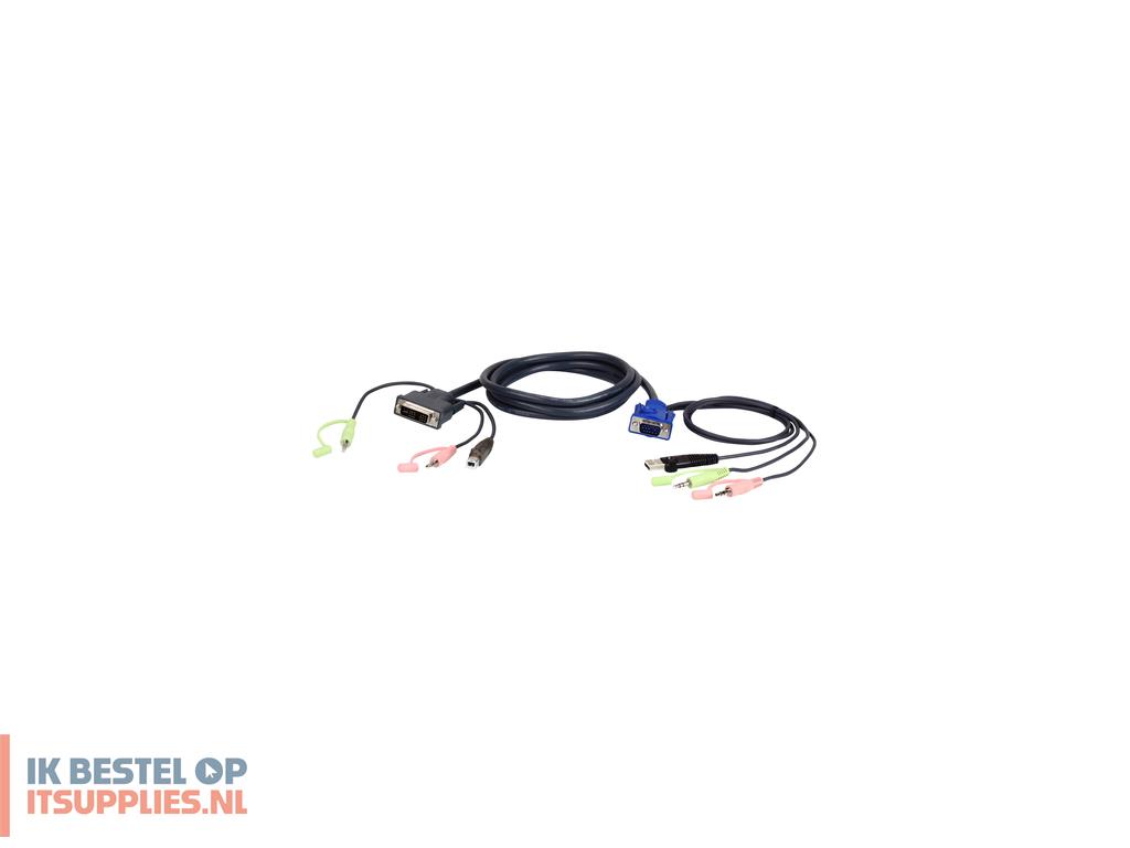 2011483-aten_2l-7dx2u_video_kabel_adapter_1-8_m_vga_d-sub_35mm_usb_type-a_dvi-i_35mm_usb_type-b_zwart-_groen-_roze