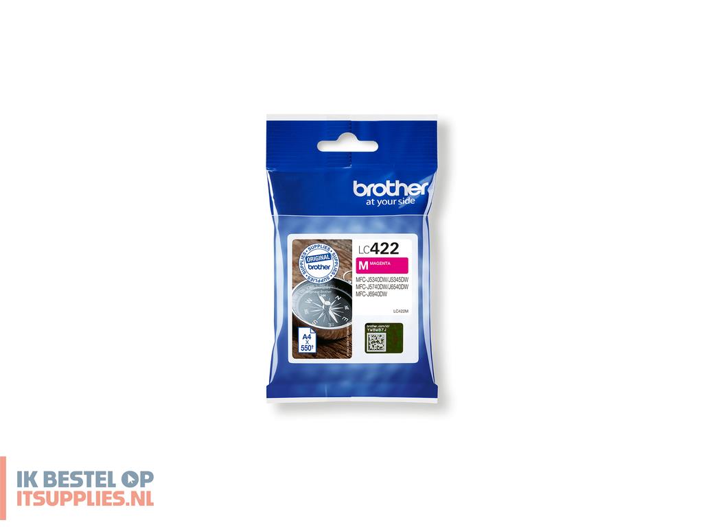 0039781-brother_lc422m_inktcartridge_1_stuks_origineel_magenta