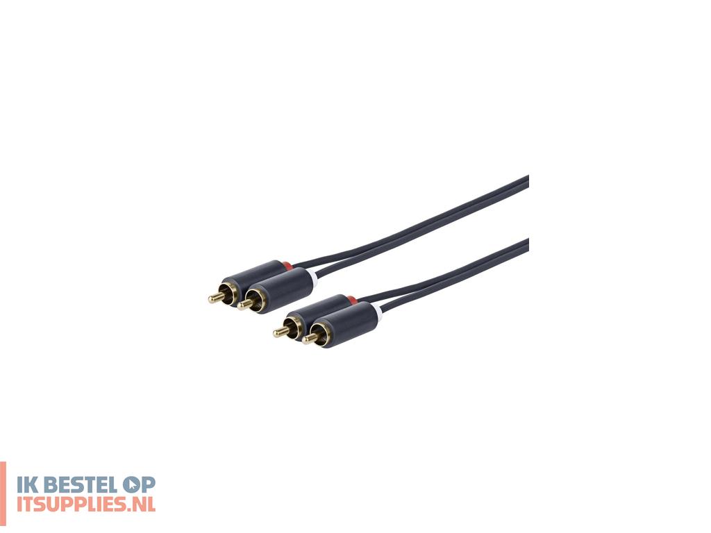 1804725-vivolink_prorcarca25_audio_kabel_25_m_2_x_rca_zwart