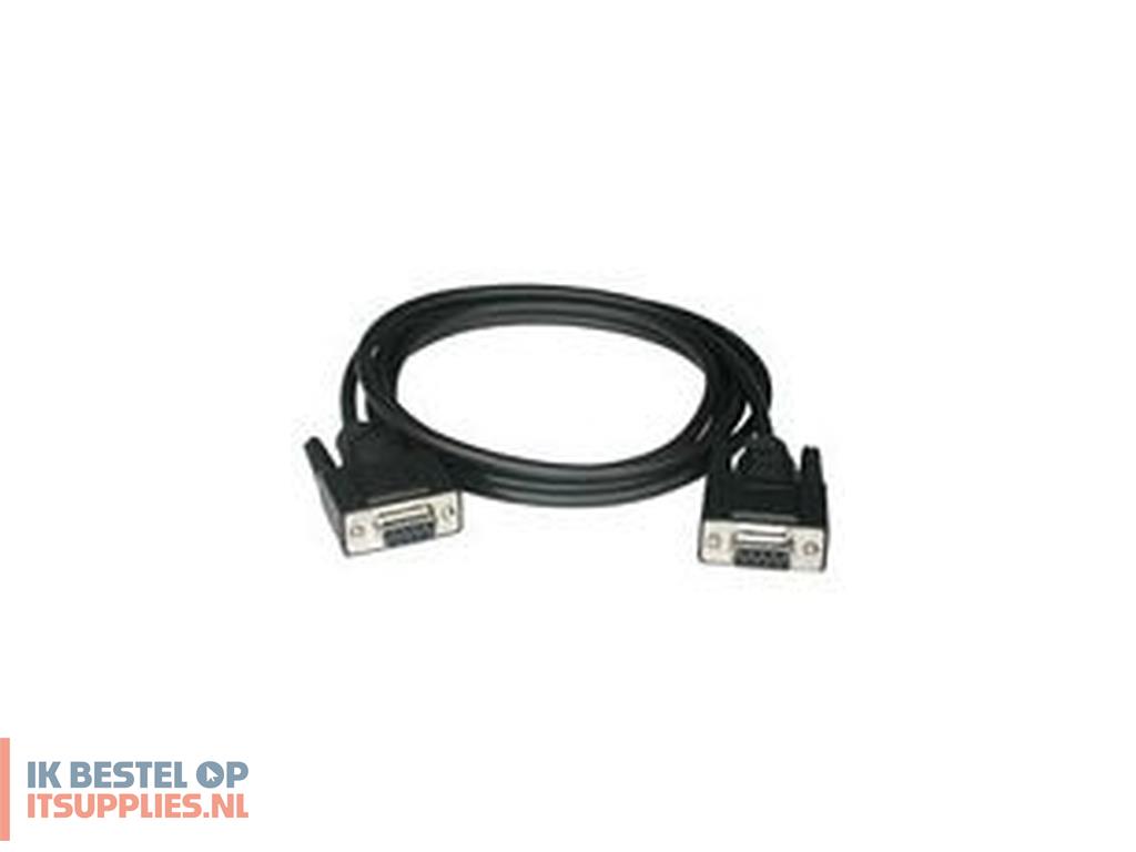 4920787-c2g_5m_db9_ff_modem_cable_seriele_kabel_zwart