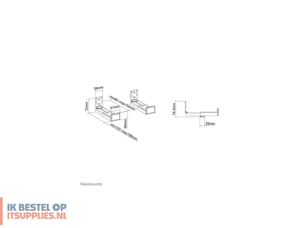 0157928-neomounts_awl29-550bl1_speaker_steun_staal_zwart