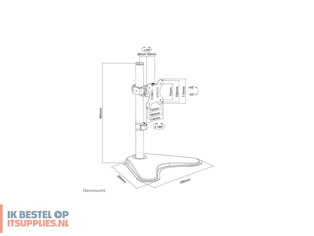 3741820-neomounts_fpma-d550sblack_flat_panel_bureau_steun_81-3_cm_32_zwart
