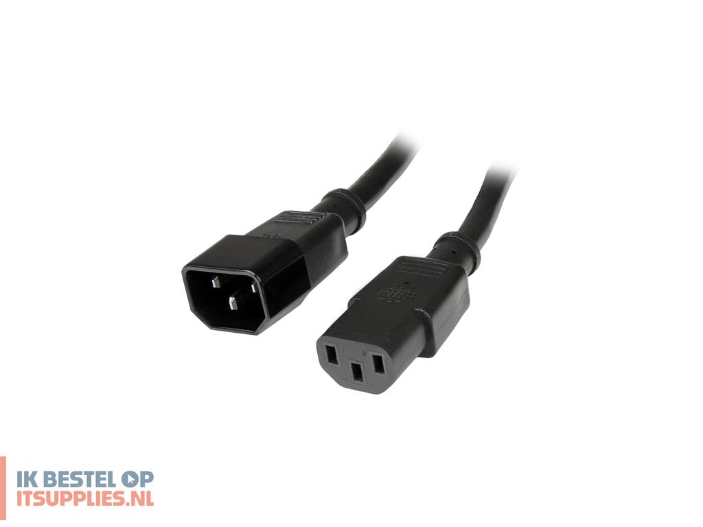 1757903-refurbished_startechcom_pxt100143_electriciteitssnoer_0-9_m_c13_stekker_c14_stekker