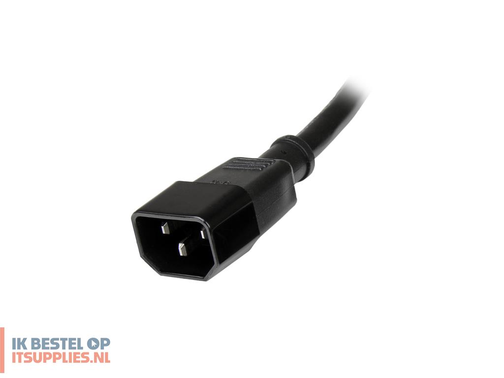 1800793-refurbished_startechcom_pxt100143_electriciteitssnoer_0-9_m_c13_stekker_c14_stekker
