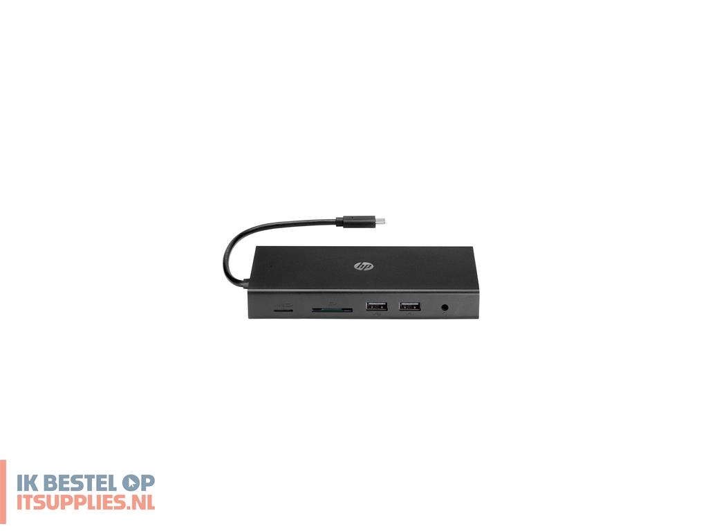 0145534-hp_travel_usb_c_multi_port_hub_bedraad_usb_32_gen_1_31_gen_1_type-c_zwart