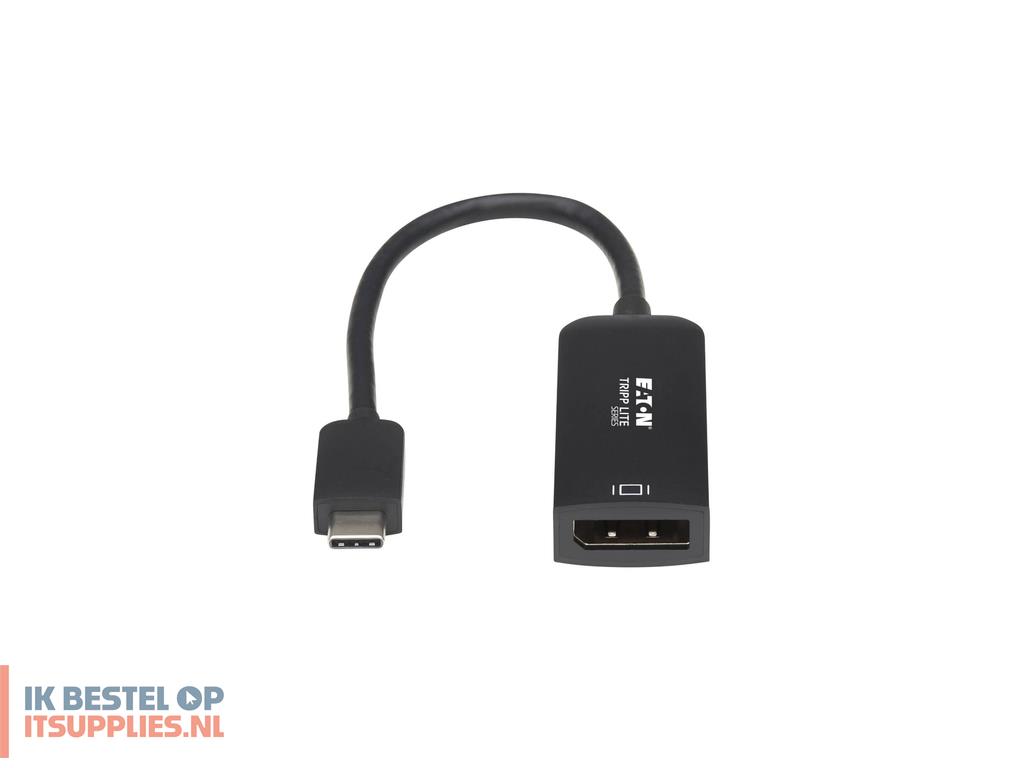 1801994-tripp_lite_u444-06n-dp8b_video_kabel_adapter_0-152_m_usb_type-c_displayport_zwart