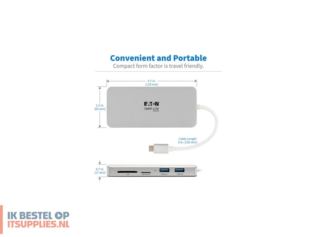 0245066-refurbished_tripp_lite_u442-dock11-s_laptop_dock_poortreplicator_usb_32_gen_2_31_gen_2_type-c_zilver