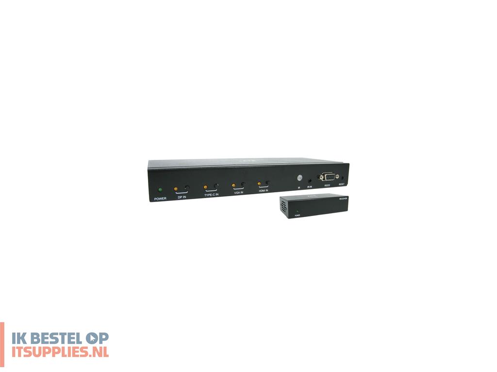 4627612-tripp_lite_b320-4x1-mhe-k_audiovideo_extender_av-zender_ontvanger_zwart