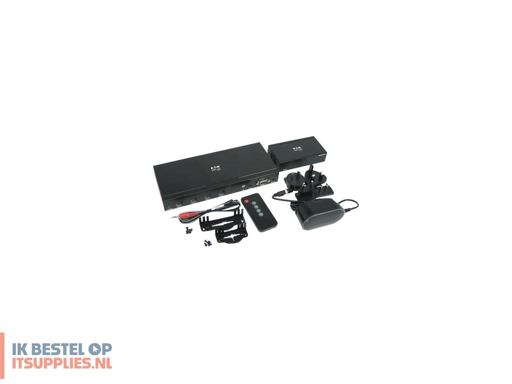 4638864-tripp_lite_b320-4x1-mhe-k_audiovideo_extender_av-zender_ontvanger_zwart