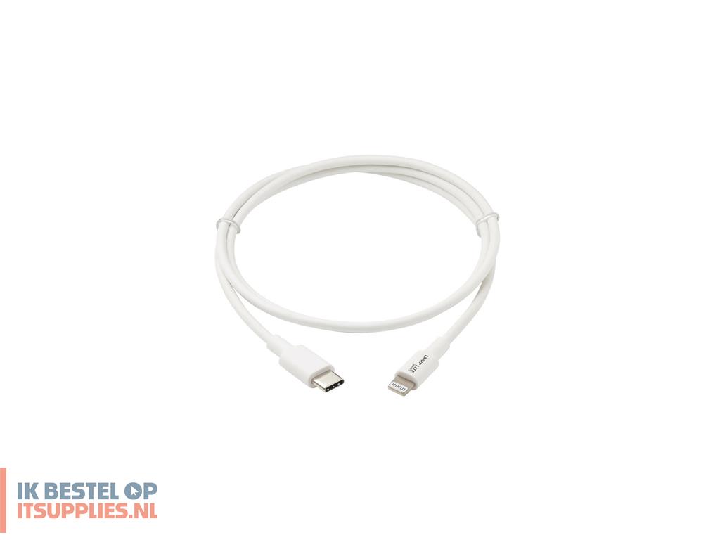 3023486-tripp_lite_m102-003-wh_lightning-kabel_0-9_m_wit
