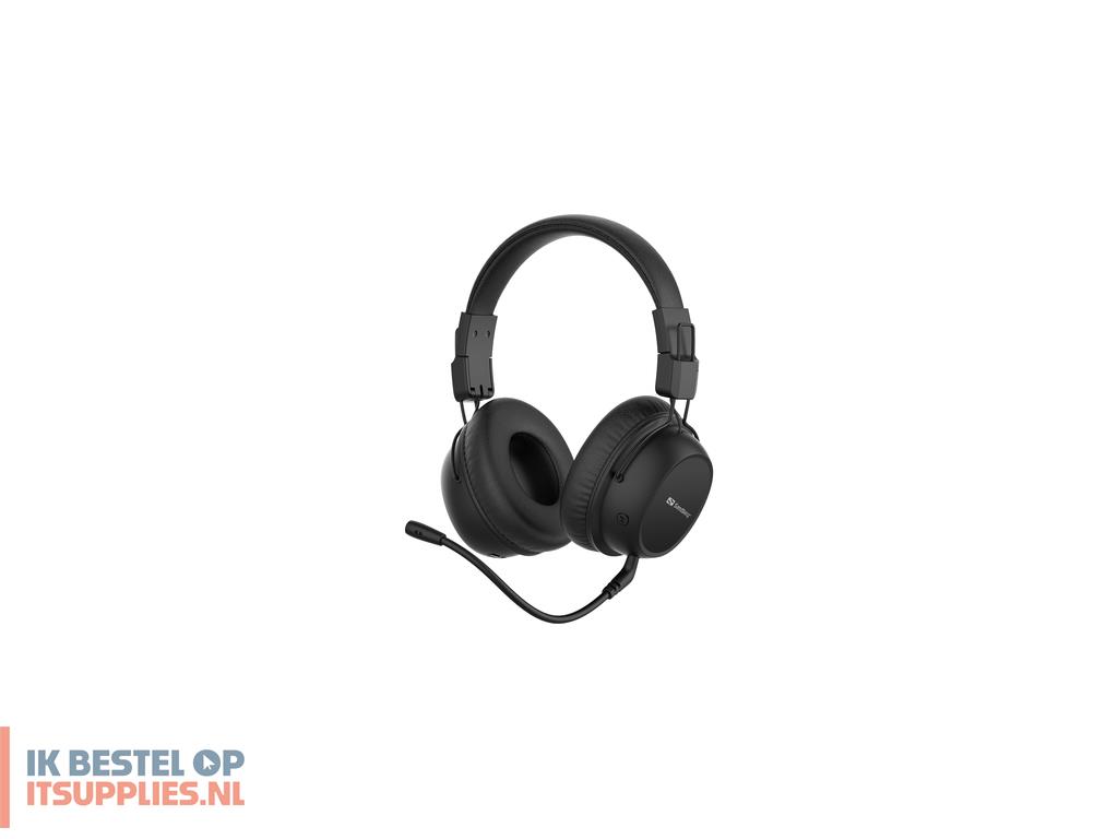 3054519-sandberg_126-36_hoofdtelefoonheadset_draadloos_hoofdband_gamen_usb_type-c_bluetooth_zwart