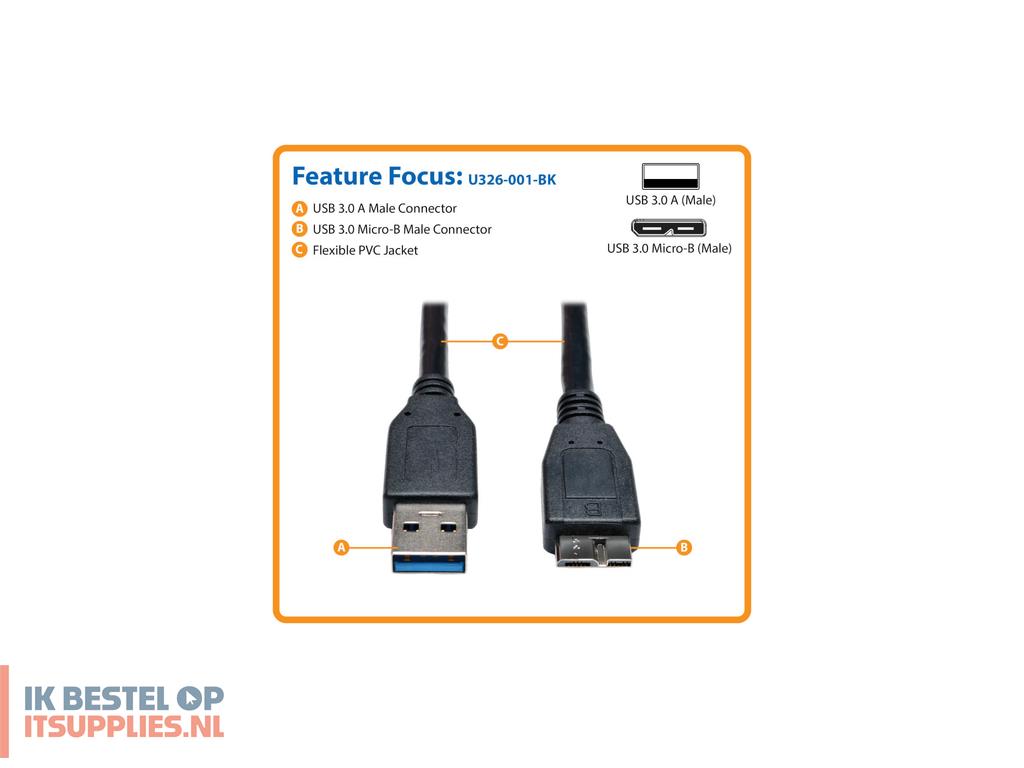 1913382-tripp_lite_u326-001-bk_usb-kabel_usb_32_gen_1_31_gen_1_0-3_m_usb_a_micro-usb_b_zwart