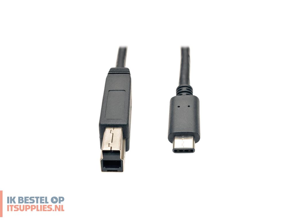 1656849-tripp_lite_u422-003-g2_usb-kabel_usb_32_gen_2_31_gen_2_0-9_m_usb_c_usb_b_zwart