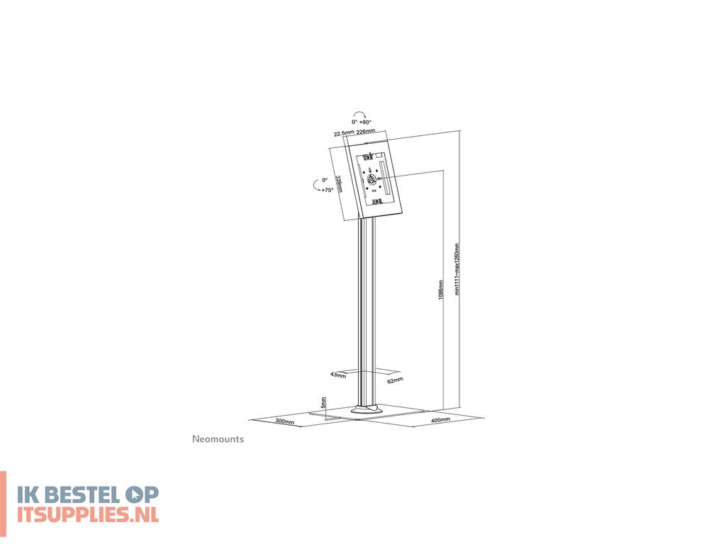 3814337-neomounts_fl15-650wh1_veiligheidsbehuizing_voor_tablets_27-9_cm_11_wit