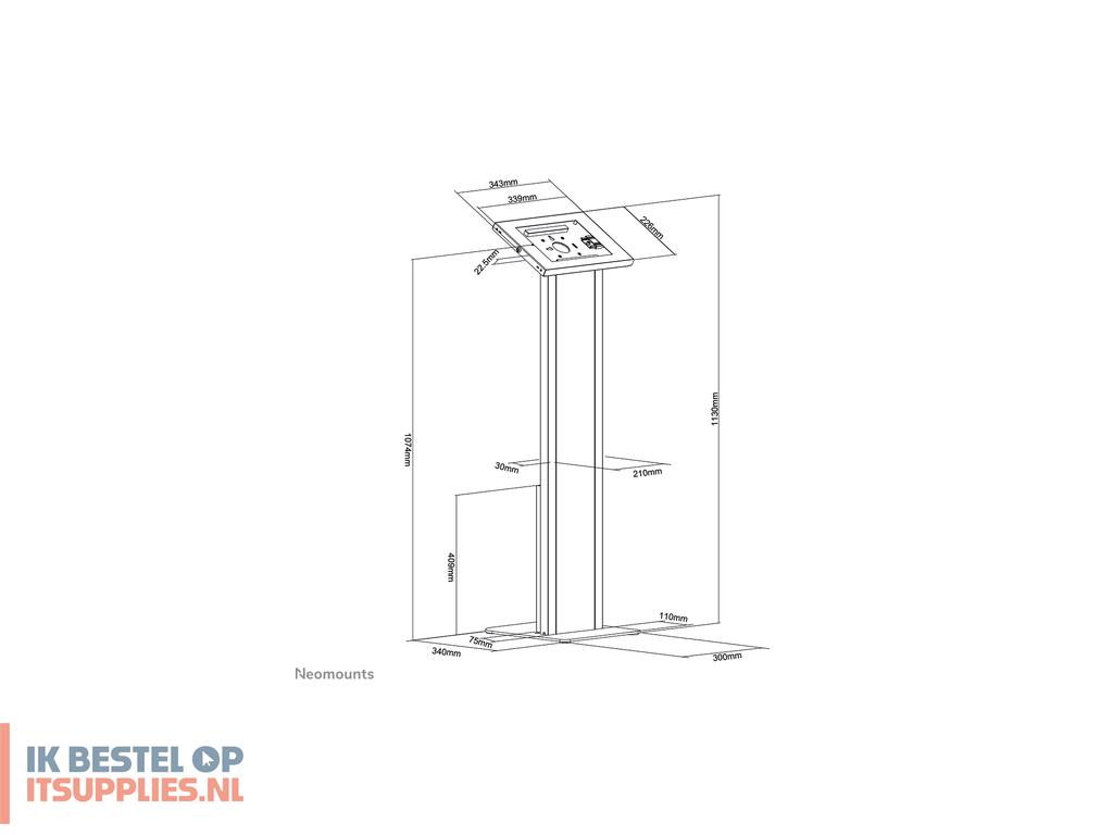 1056865-neomounts_fl15-750wh1_veiligheidsbehuizing_voor_tablets_27-9_cm_11_wit