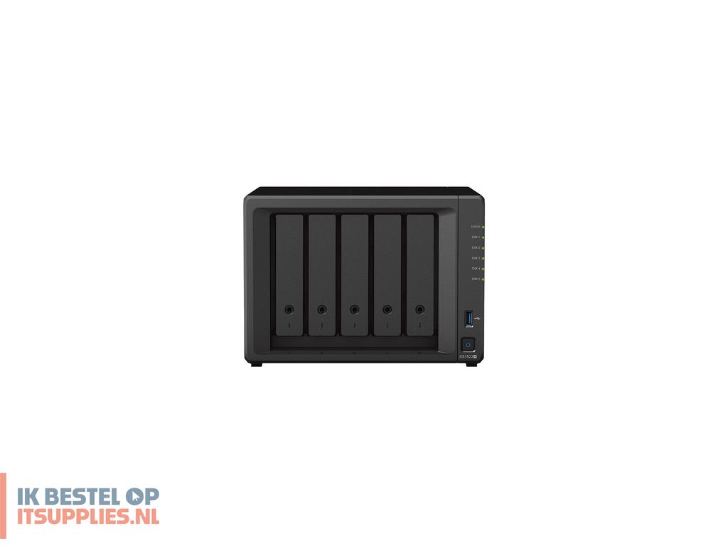 1855867-synology_diskstation_ds1522_data-opslag-server_nas_tower_amd_embedded_r-series_soc_r1600_8_gb_ddr4_0_tb